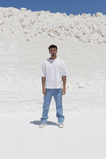 Load image into Gallery viewer, THE ASILI BUTTONED JEANS IN ICE BLUE
