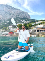 Load image into Gallery viewer, The Ghandi polo T-shirt in offwhite.
