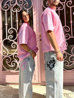 Load image into Gallery viewer, The Asili Patch T-Shirt in Bubblegum
