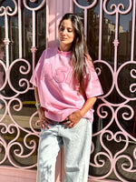 Load image into Gallery viewer, The Asili Patch T-Shirt in Bubblegum
