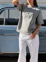 Load image into Gallery viewer, The Asili Patch T-Shirt in Washed Grey
