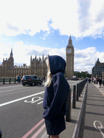 Load image into Gallery viewer, (SET-ELKOL) ست الكل hoodie comes in navy blue colour
