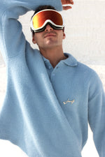 Load image into Gallery viewer, The Asili Ultimate Fur sweater in the colour blue
