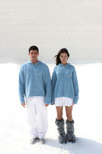 Load image into Gallery viewer, The Asili Ultimate Fur sweater in the colour blue
