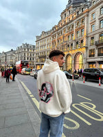 Load image into Gallery viewer, The AL ALIS Hoodie comes in the color sugar white
