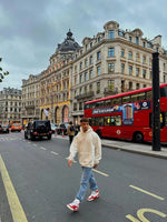 Load image into Gallery viewer, The AL ALIS Hoodie comes in the color sugar white
