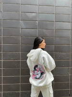 Load image into Gallery viewer, The AL ALIS Hoodie comes in the color sugar white
