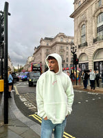 Load image into Gallery viewer, The AL ALIS Hoodie comes in the color sugar white
